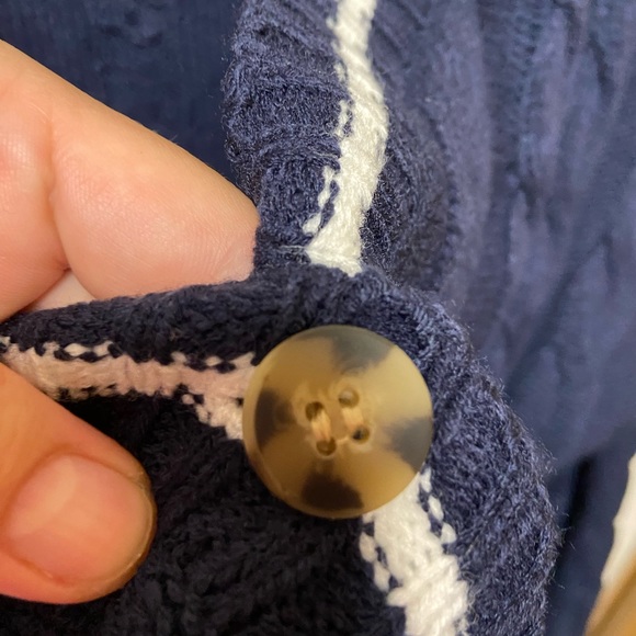 Eloquii Varsity Long Open Front Sweater SZ 18/20 plus size - Picture 4 of 7